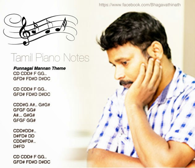 Tamil Song Keyboard Notes - bilasopa